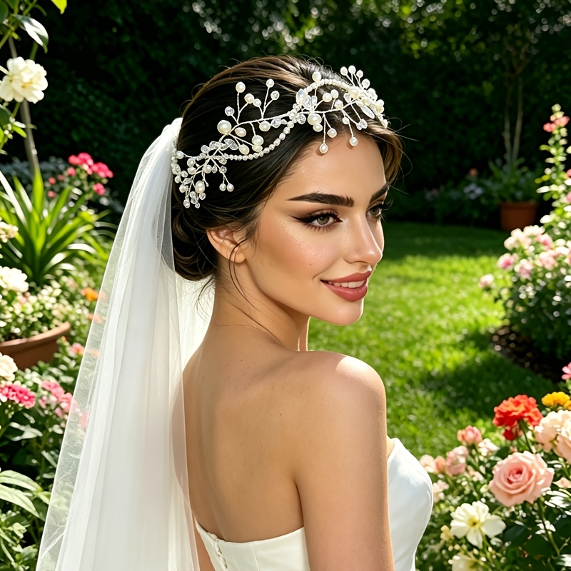 Luxurious Sweet Temperament Bride Headpiece, Exquisite Accessory